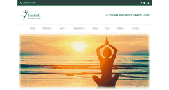 Desktop Screenshot of paulakwellnesscoach.com